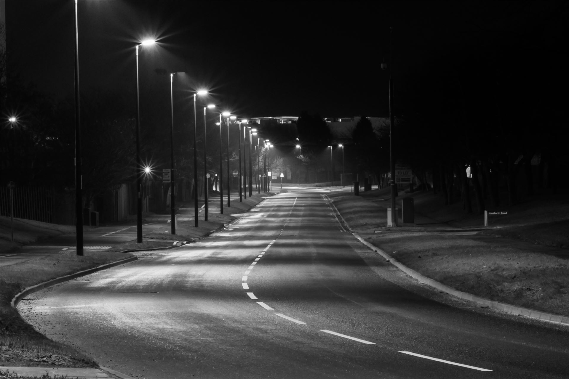 Empty Roads - This was the sight that you never really see, and empty road in Middlesbrough by AJ Stoves Photography