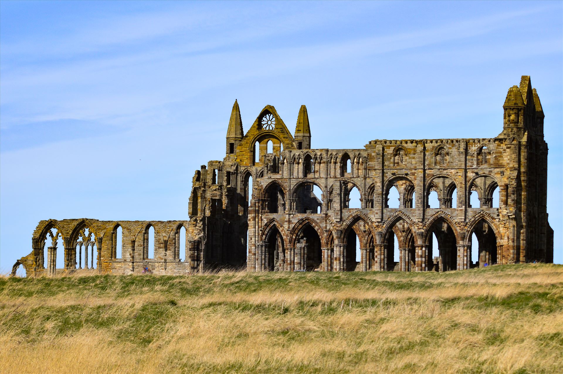 Whitby Abbey - Whitby Abbey on a summers day by AJ Stoves Photography