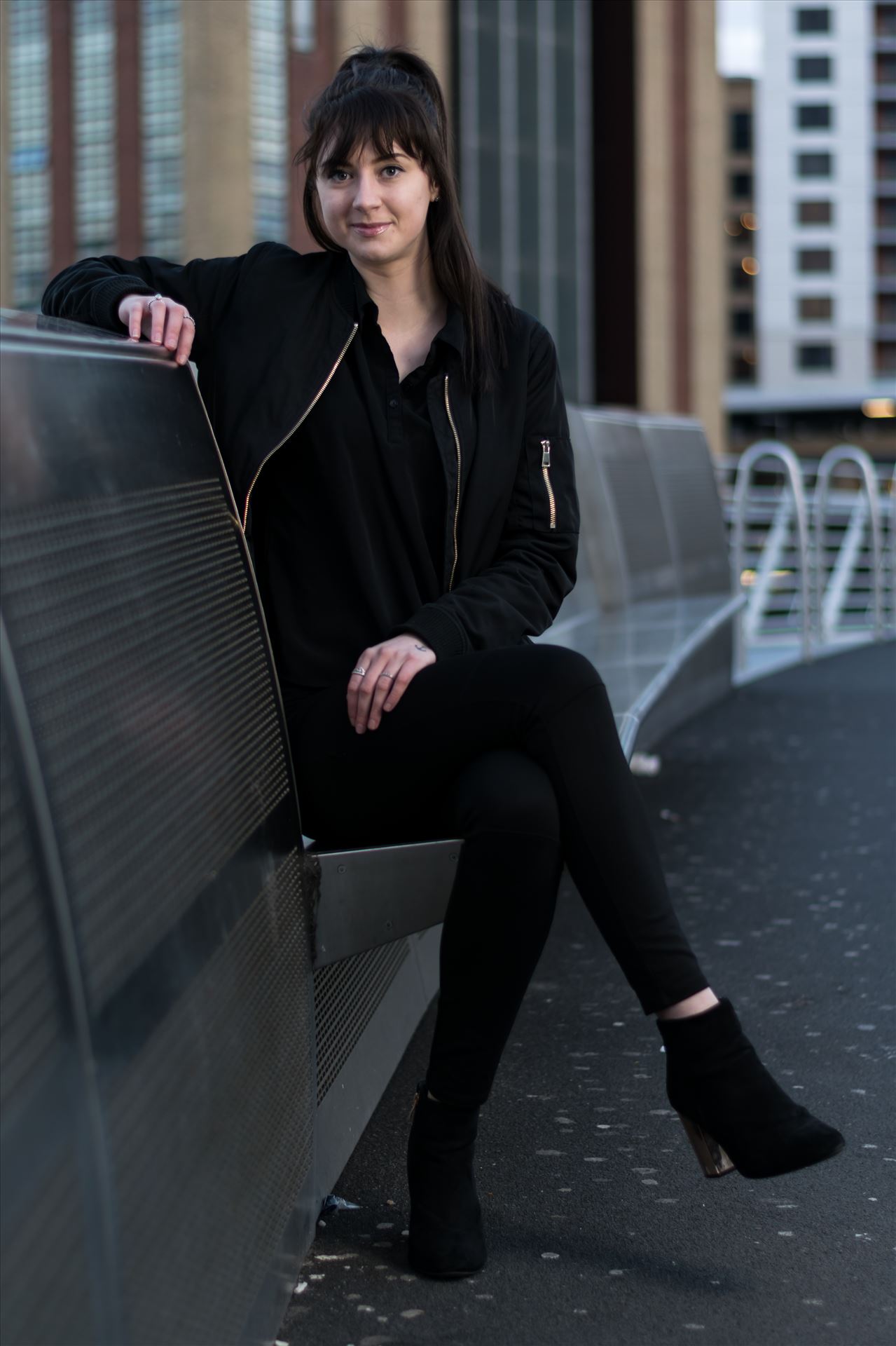 Rachel Louise Adie - Rachel Louise Adie modelling shoot at Newcastle Quayside by AJ Stoves Photography