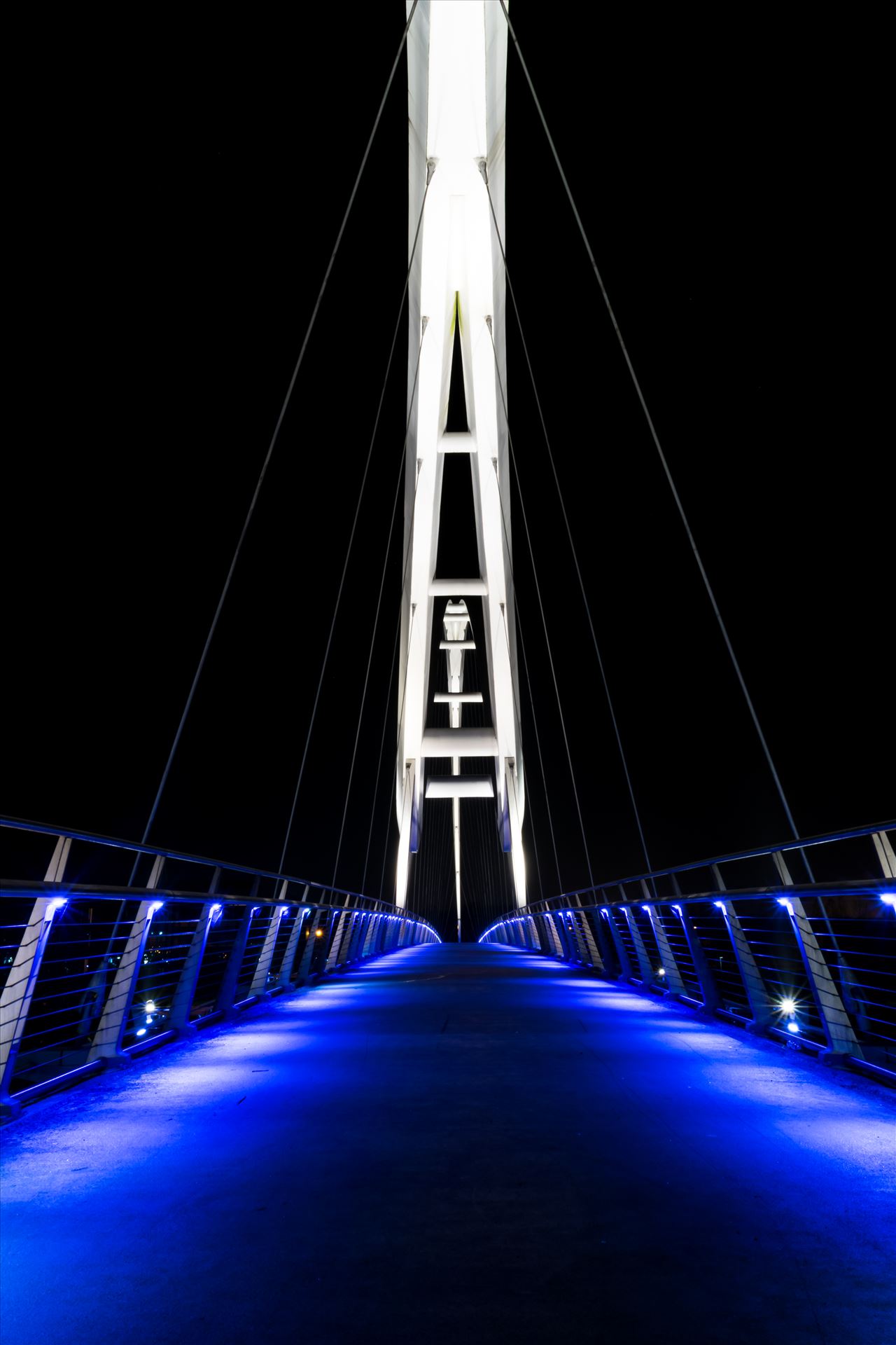 Infinity Bridge at night Stockton on Tees - Infinity Bridge Stockton on Tees at night by AJ Stoves Photography