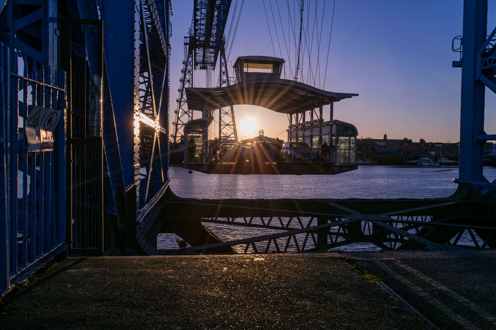 Transporter Bridge Port Clarence Sun Set - Taken on the 29/12/17 on a cold winters evening, To buy this image or many more of this iconic bridge, follow the link
https://www.clickasnap.com/i/2g1kgrkbmzmreihh by AJ Stoves Photography