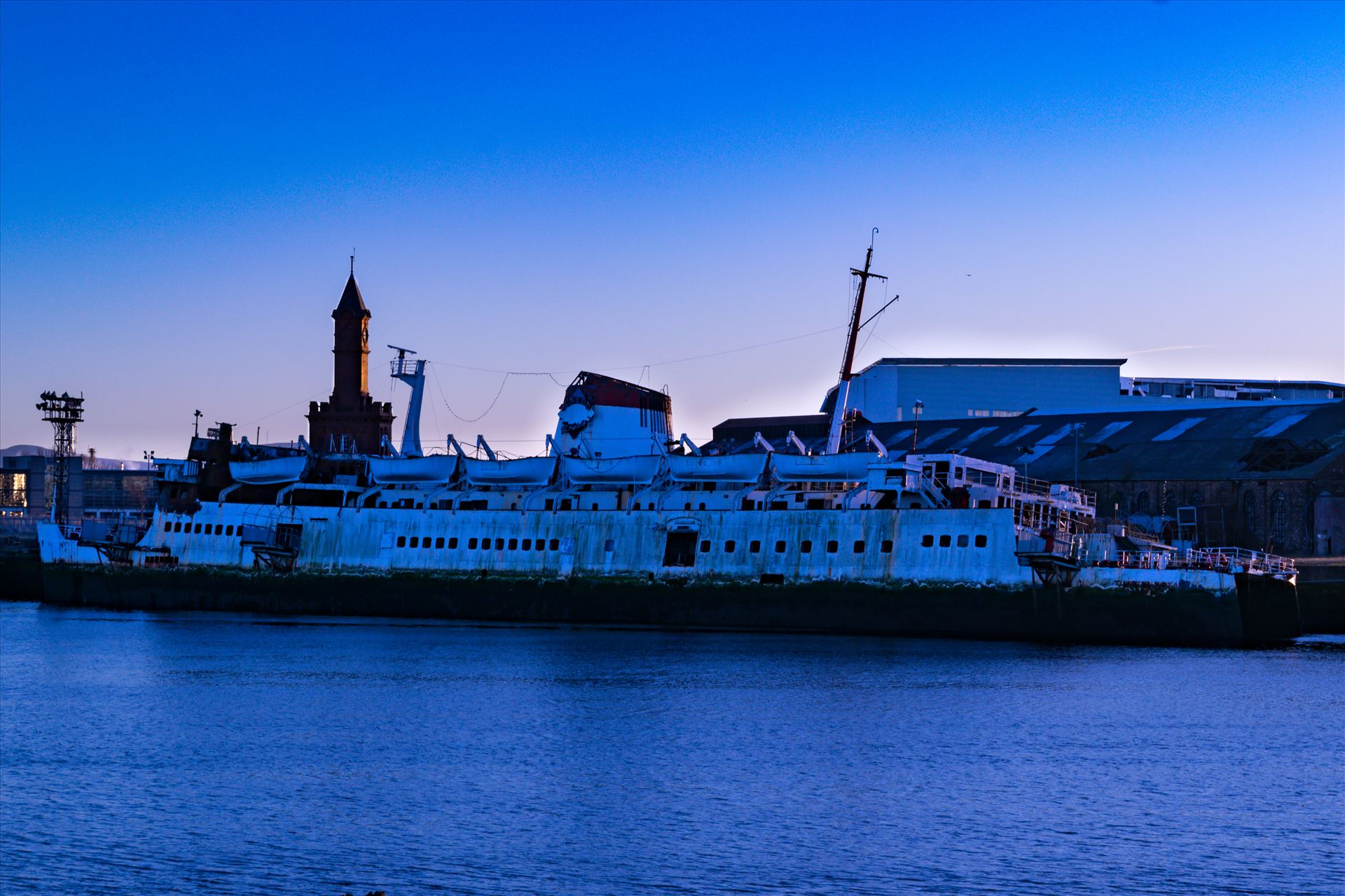 Sinking Boat River Tees - A sinking boat on the River Tees by AJ Stoves Photography