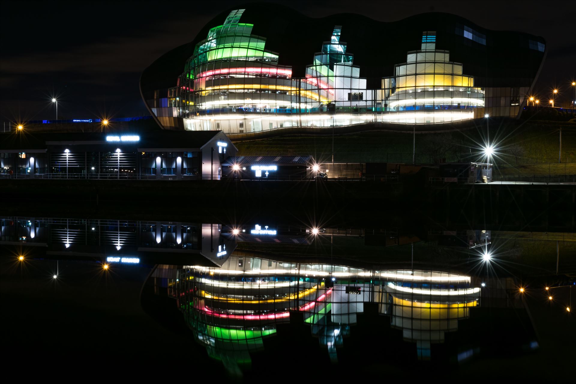 The Baltic night reflection - Baltic at night by AJ Stoves Photography