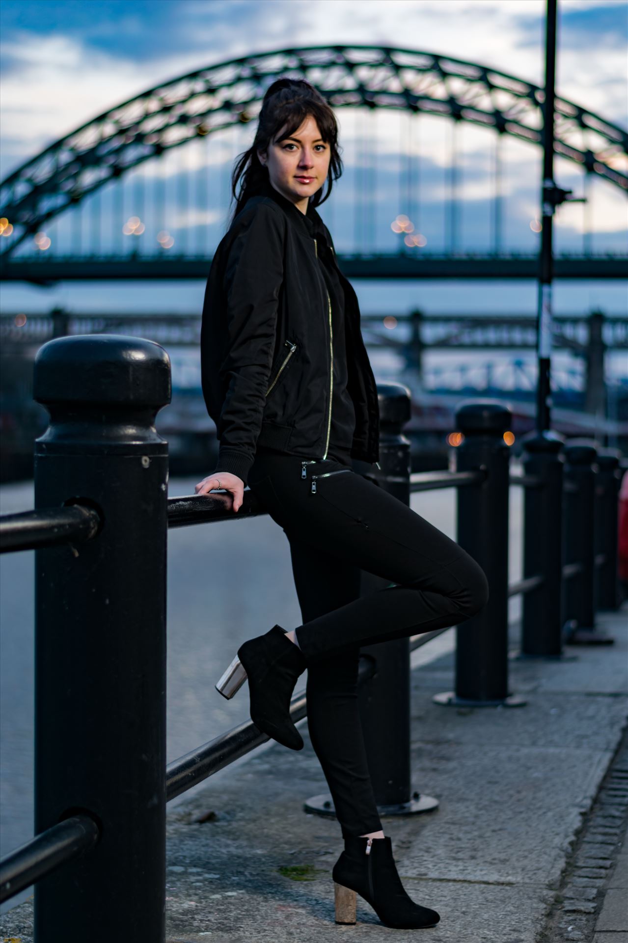 Rachel Louise Adie - Rachel Louise Adie modelling shoot at Newcastle Quayside by AJ Stoves Photography