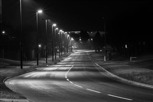 This was the sight that you never really see, and empty road in Middlesbrough