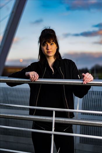 Rachel Louise Adie modelling shoot at Newcastle Quayside